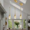Single Head Gold Bubble Crystal Chandeliers - Image 6