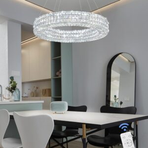 Dia 24" Modern Crystal Chandelier