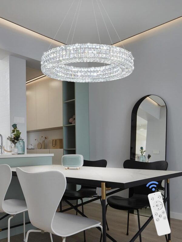 Dia 24" Modern Crystal Chandelier