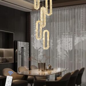 Gold Crystal Chandelier