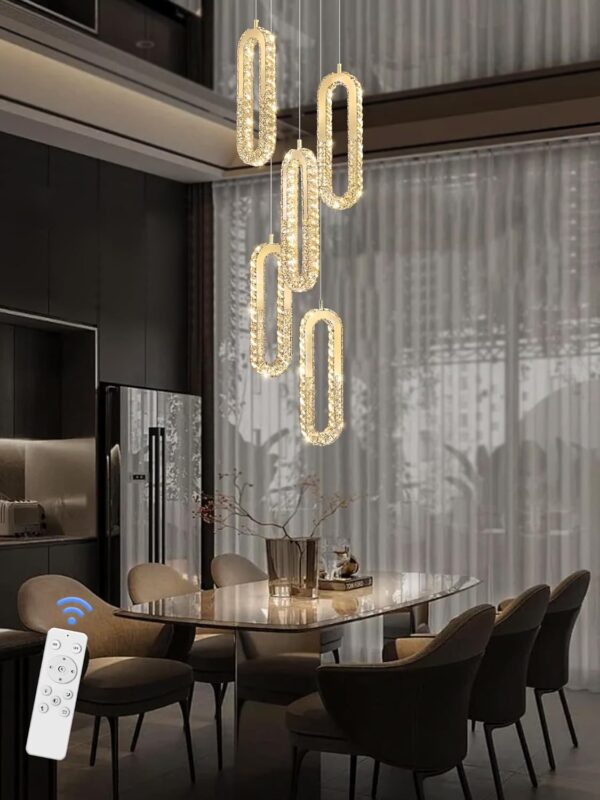 Gold Crystal Chandelier
