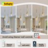 Single Head Gold Bubble Crystal Chandeliers - Image 3