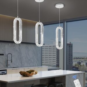 1-Light Silver Chandelier